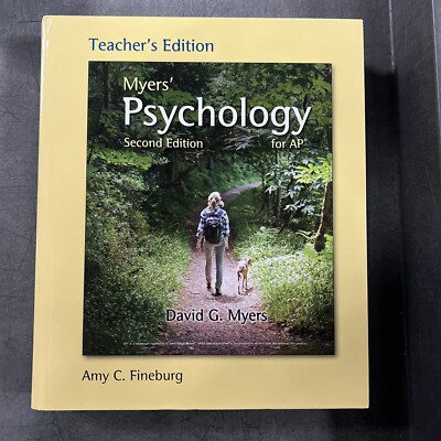 Myers Psychology for AP Teachers Edition Second Edition - Hardcover