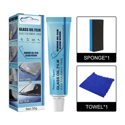 Glass Oil Film Decontamination Clean Rain Car Oil Film