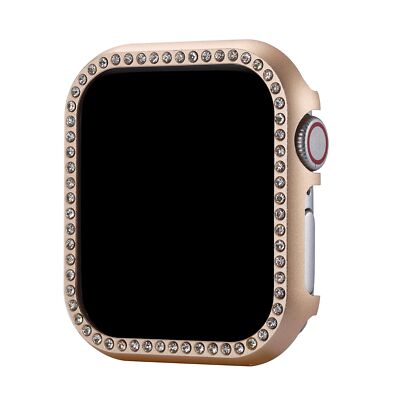 Bling Metal Cover Diamond Case For Apple Watch 9 8 7 6 3 SE 40/44/38/41/42/45mm
