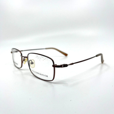 Cutter and buck Eyeglasses Frames Brown Full Rim 52-18-140 H6773