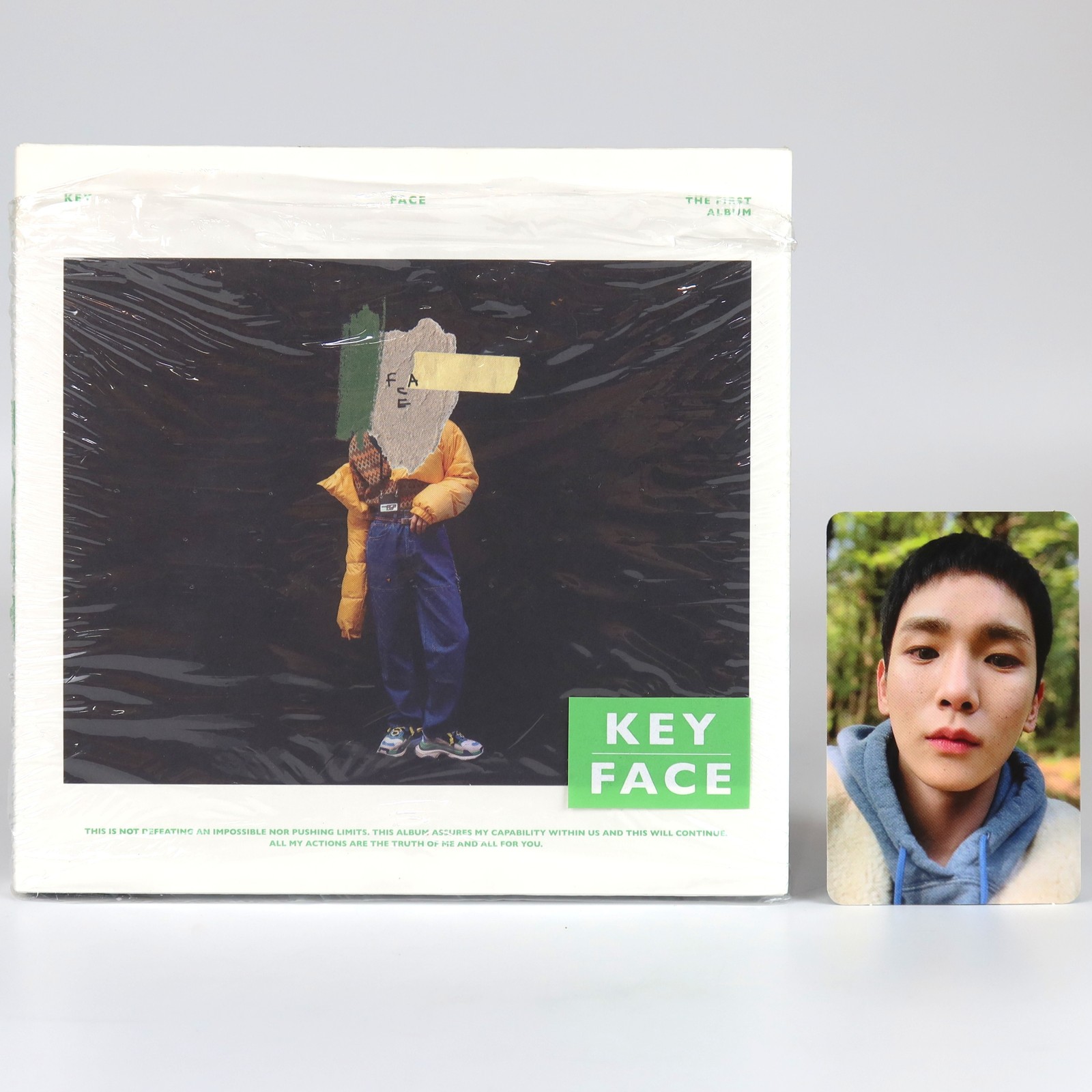 【SHINee・KEY】FACE(The First Album)② Key - Face [White Ver.] The First Album CD + Photocard K-Pop