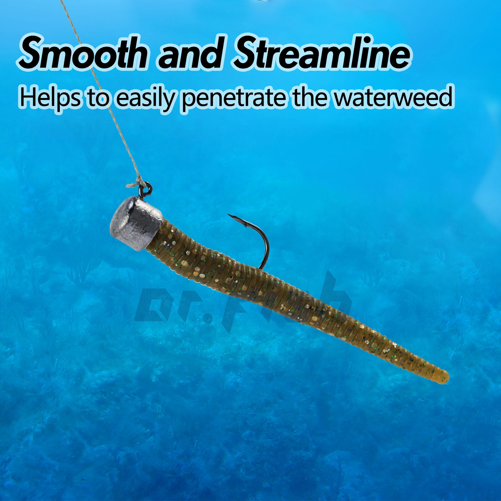 25/50pcs Ned Rig Jig Head Fishing Mushroom Jig 1/16oz-1/4oz Bass Jig Lead Heads