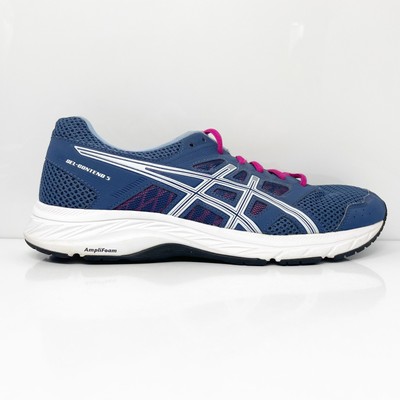 

Женские кроссовки Asics Gel Contend 5 1012A234 синие кроссовки размер 10, Синий, Gel Contend 5
