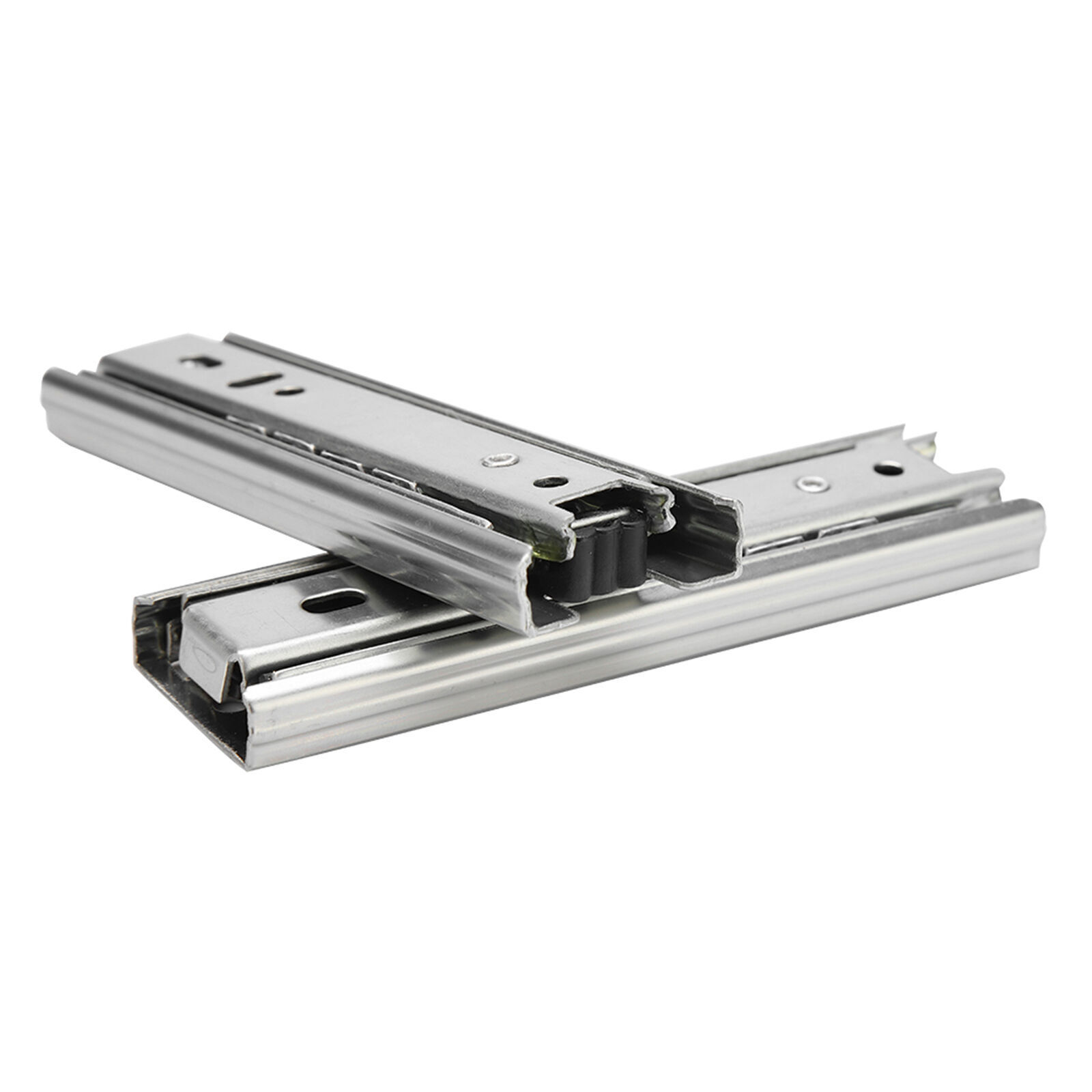 2pcs 5in Mini Short Drawer Slides Furniture Guide Rail Full Extension