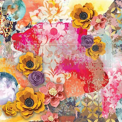 ReDesign Prima ABSTRACT BEAUTY Tissue Decoupage Paper Furniture 19.5''x30''