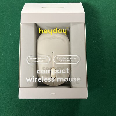 Heyday Wireless Usb Mouse Warm Grey Bluetooth 5.1