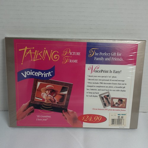 Talking Picture Frame 4X6 ( New Factory Sealed In Box ) Voiceprint