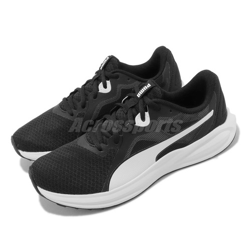 

Puma Twitch Runner Fresh Black White Мужчины Унисекс Шоссейный бег Спорт 377981-01, Черный, Twitch Runner Fresh