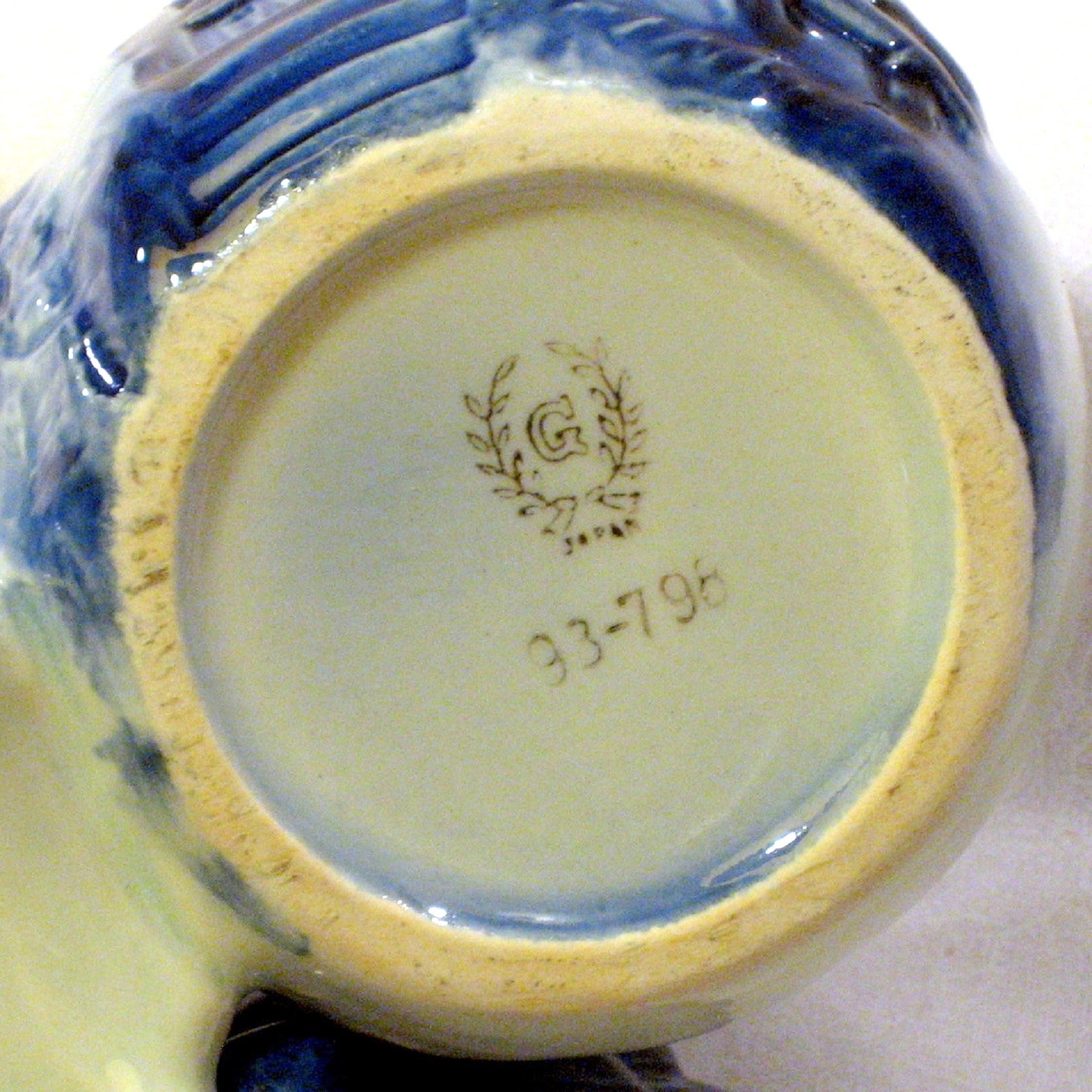 VERY RARE Vintage Noritake Blue Condiments Caddy – Cottage Huts - Delft Blue