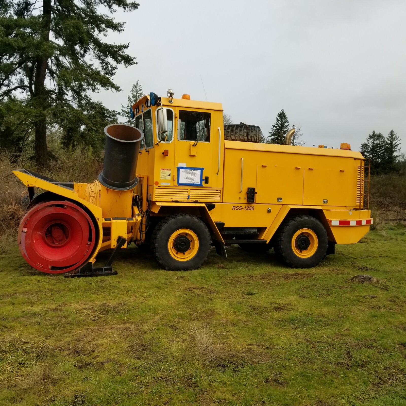 1994 Stewart And Stevenson RSS1250 Highway Road Airport Rotary Snowblower