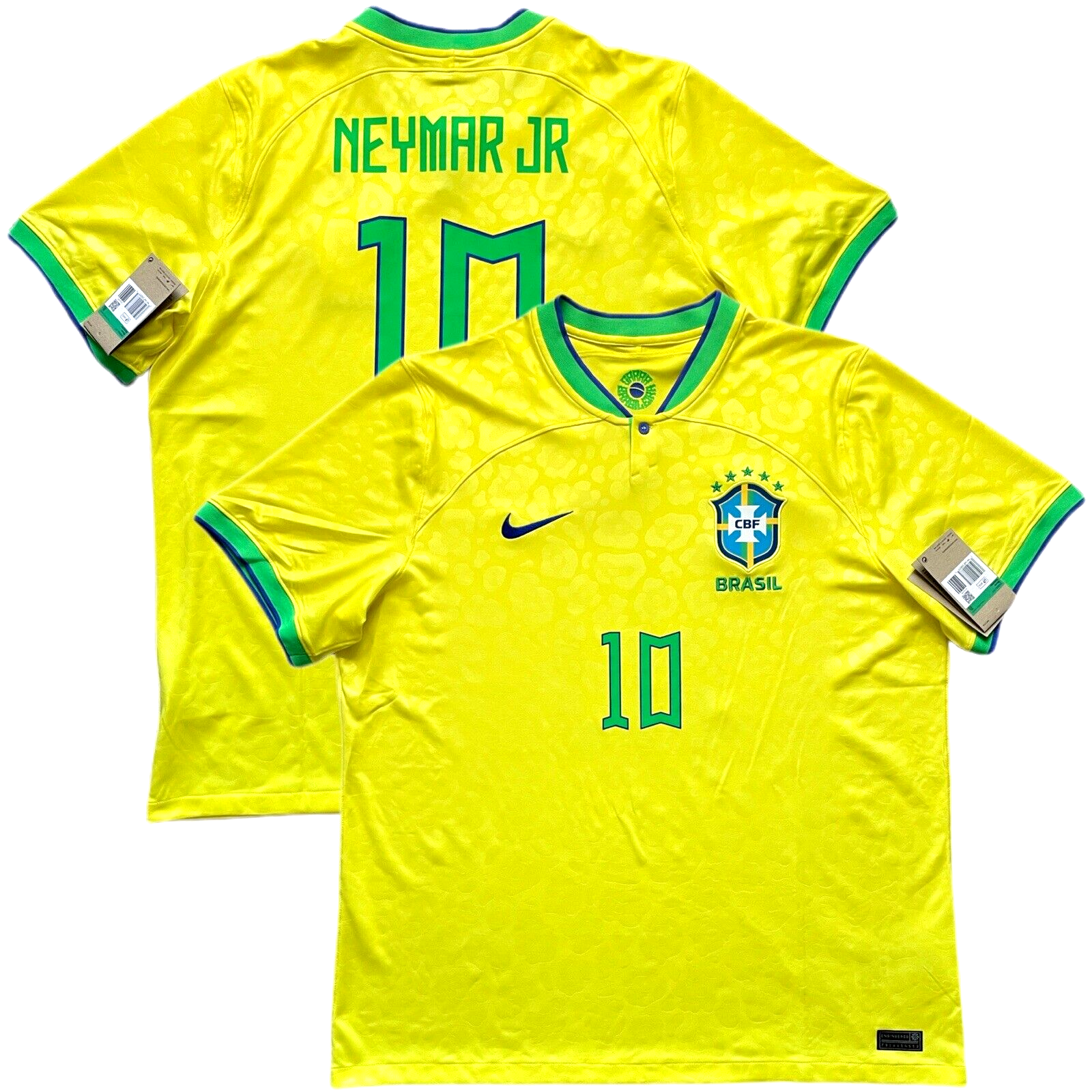 Nike ブラジル代表 NEYMAR JR シャツ 10番 2022/23 Brazil Home Jersey #10 Neymar Jr XL Nike World Cup