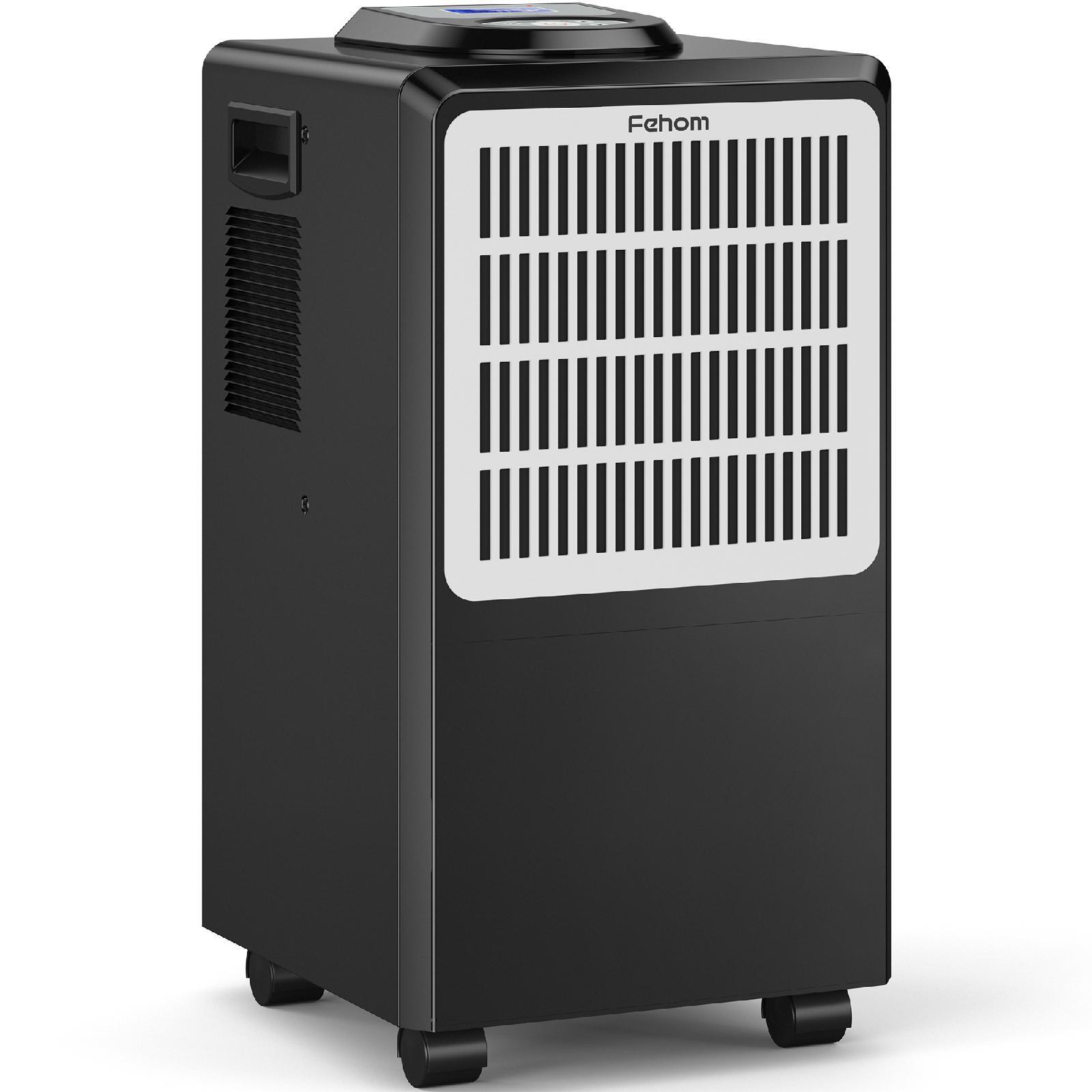130 Pints 6000 Sq. Ft Medium Commercial Grade Dehumidifier for Basement Job Site