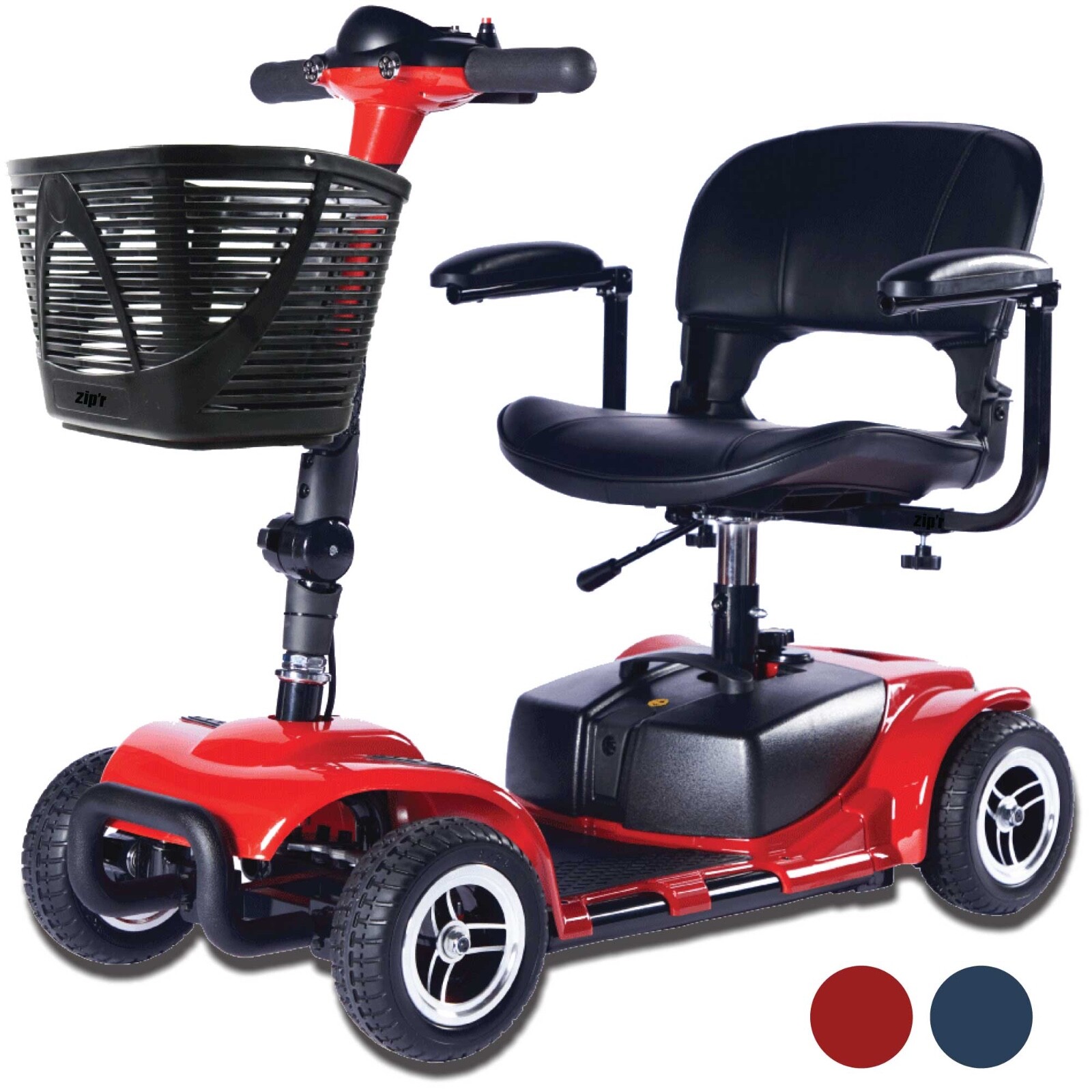 Zip'r Roo 4-Wheel Long Range Battery Foldable Portable Mobil