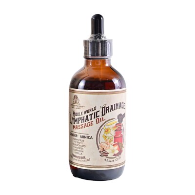 100ml Lymphatic Drainage Ginger Oil Essential Pure Natural Plant Therapy