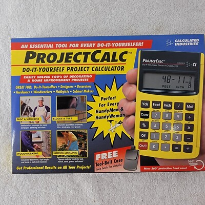 Calculated Industries - PROJECTCALC 85158 PROJECT CALCULATOR - NEW NIB