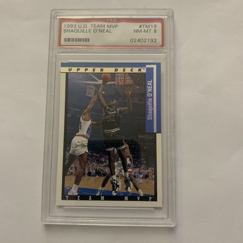 【TEAM MVP】SHAQUILLE O'NEAL 1993 Upper Deck TEAM MVP #TM19 Shaquille O'Neal PSA 8 NM-MT