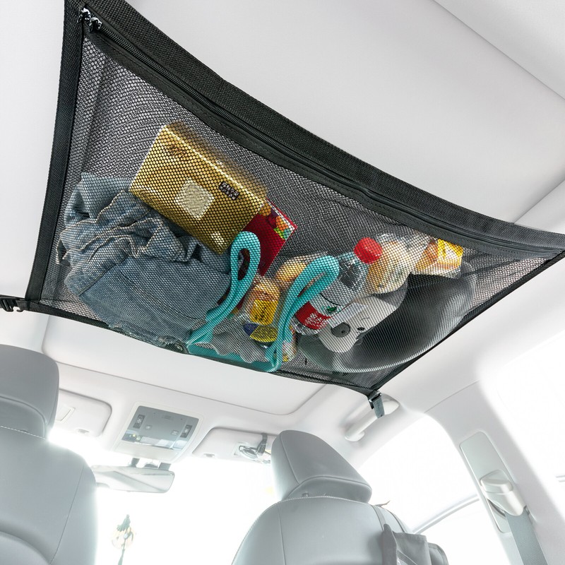 Car Ceiling Mesh Storage Bag Organizer Top Travel Quilt Tent Cargo Net  Durable