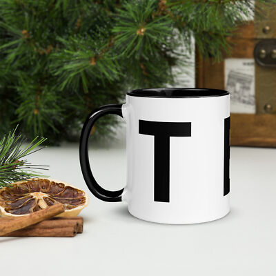 T-E-A Mug, Black Inside | JamPre