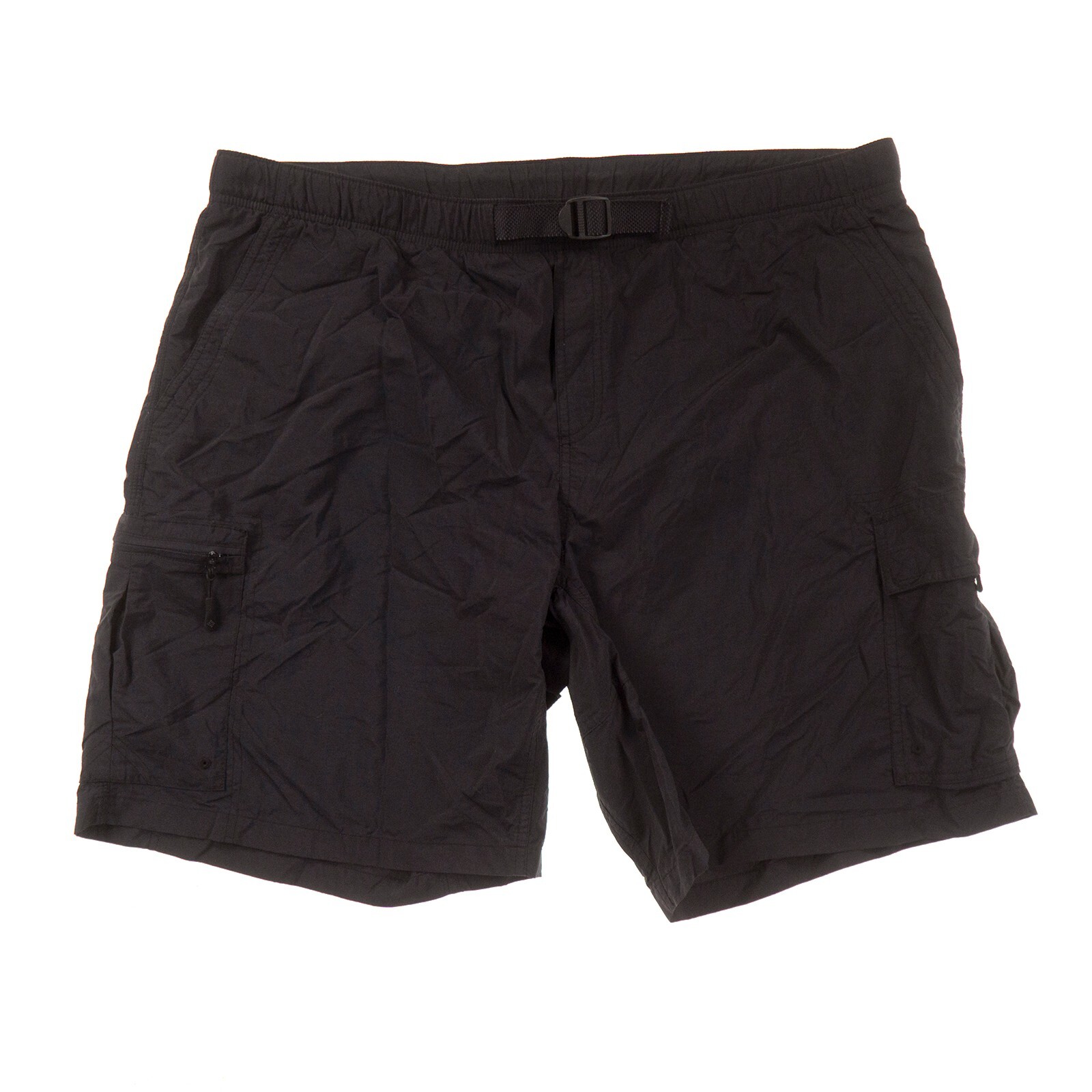 ★★Columbia★★ CU SIGNATURE CARGO NYLON SHORTS PANTS Black Columbia Black Nylon Cargo Shorts Mens XL Pull On Belted | eBay