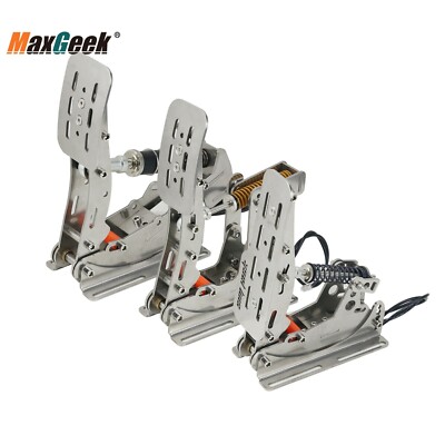 Throttle Clutch Brake PC Racing Simulator Hydraulic Pedal For Logitech G27 G29