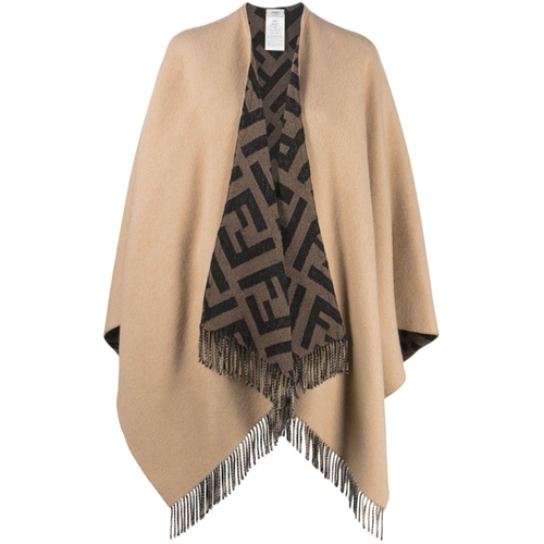 ポンチョ・ケープ FENDI FENDI ROMA WOOL AND CASHMERE BLEND CAPE $_12.PNG?set_id=880000500F