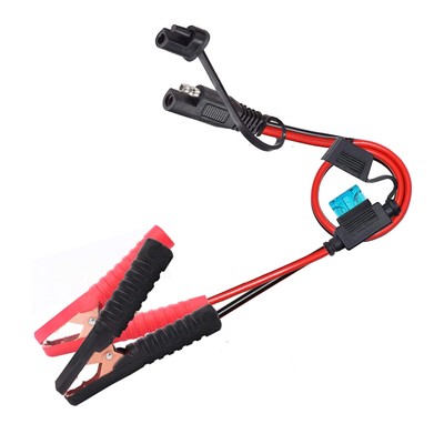 Battery Alligator Clips,10AWG Battery Charger Clamps.SAE Quick Release Adapte...