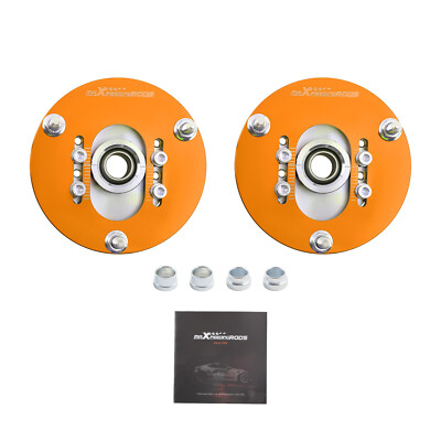 2x Camber Piastra Front Coilover Camber Plate For BMW 3erE46 320 323 325 328