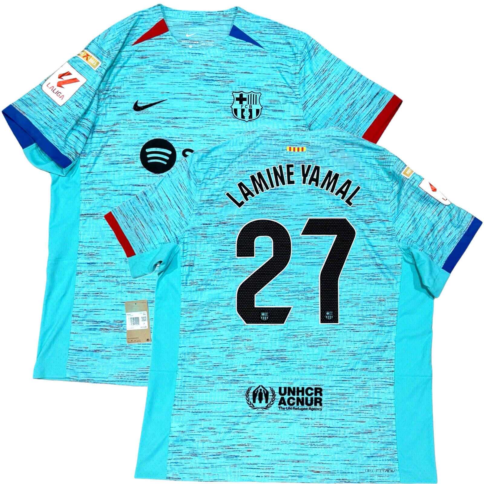 ユニフォーム ホーム FCバルセロナ nike #21.デ・ヨング 3XL 23/24 FC