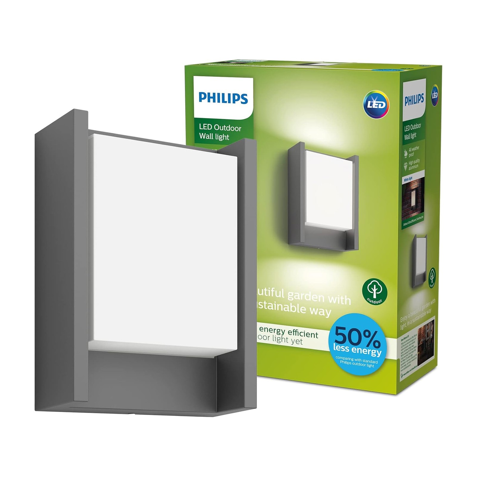 PHILIPS Arbour LED Wandleuchte Outdoor Gartenbeleuchtung Fassadenlampe NEU - Bild 1 von 5
