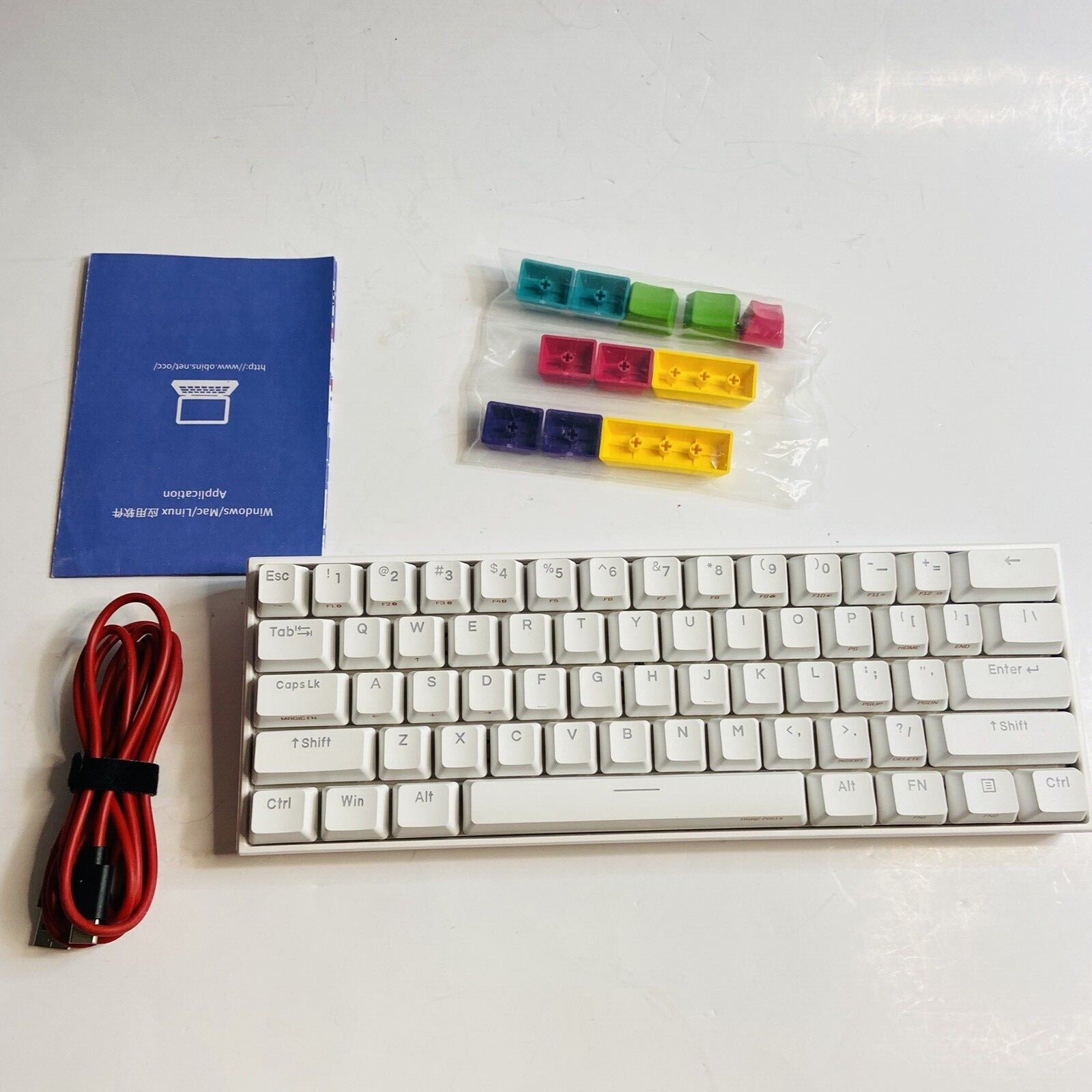 Anne Pro 2 Mechanical Gaming Keyboard 60%True RGB