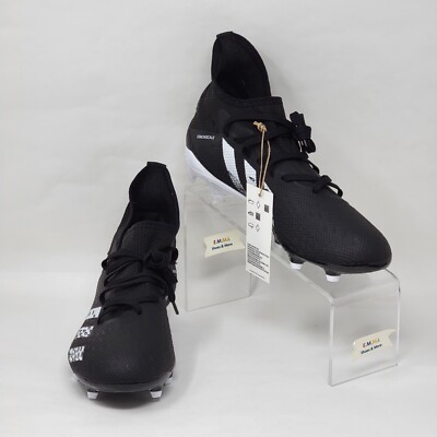 Adidas Predator Freak.3 FG Black White Soccer Cleats FY1030 Men's Size 12 New 