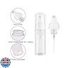 Gratriched 3pcs (Clear+Green+Pink) 2oz Plastic Travel Foam Pump Bottle - Portable Foaming Empty Bottle Dispenser for Hand Soap, Shampoo, Lash Cleanser - Well Suited for Travelers Daily Use (60ml)
