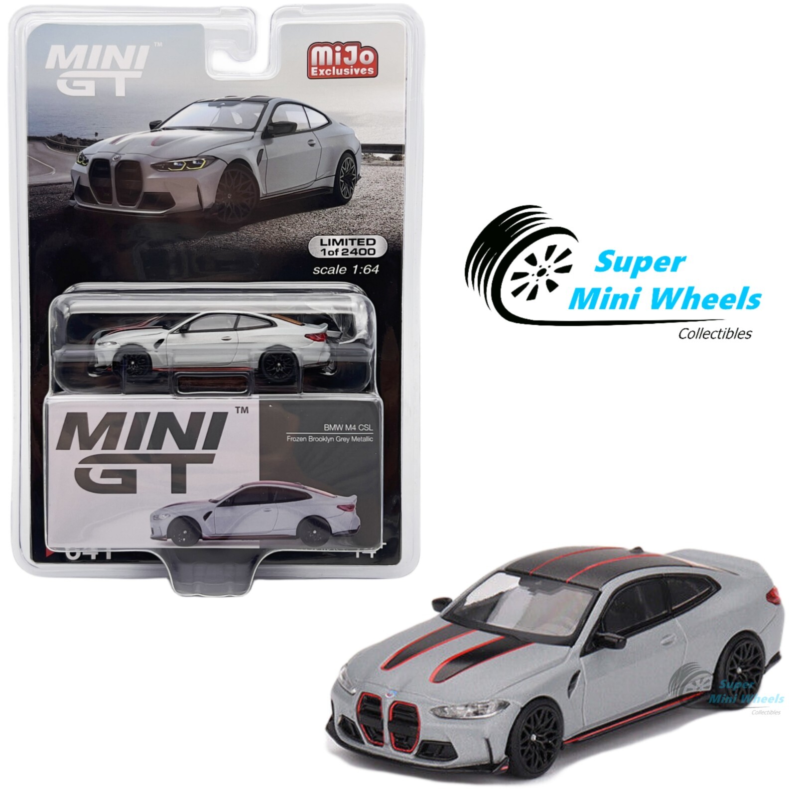 BMW M CAR COLLECTION 1/64スケール 4台セット 1/64 BMW M4 Toy Car