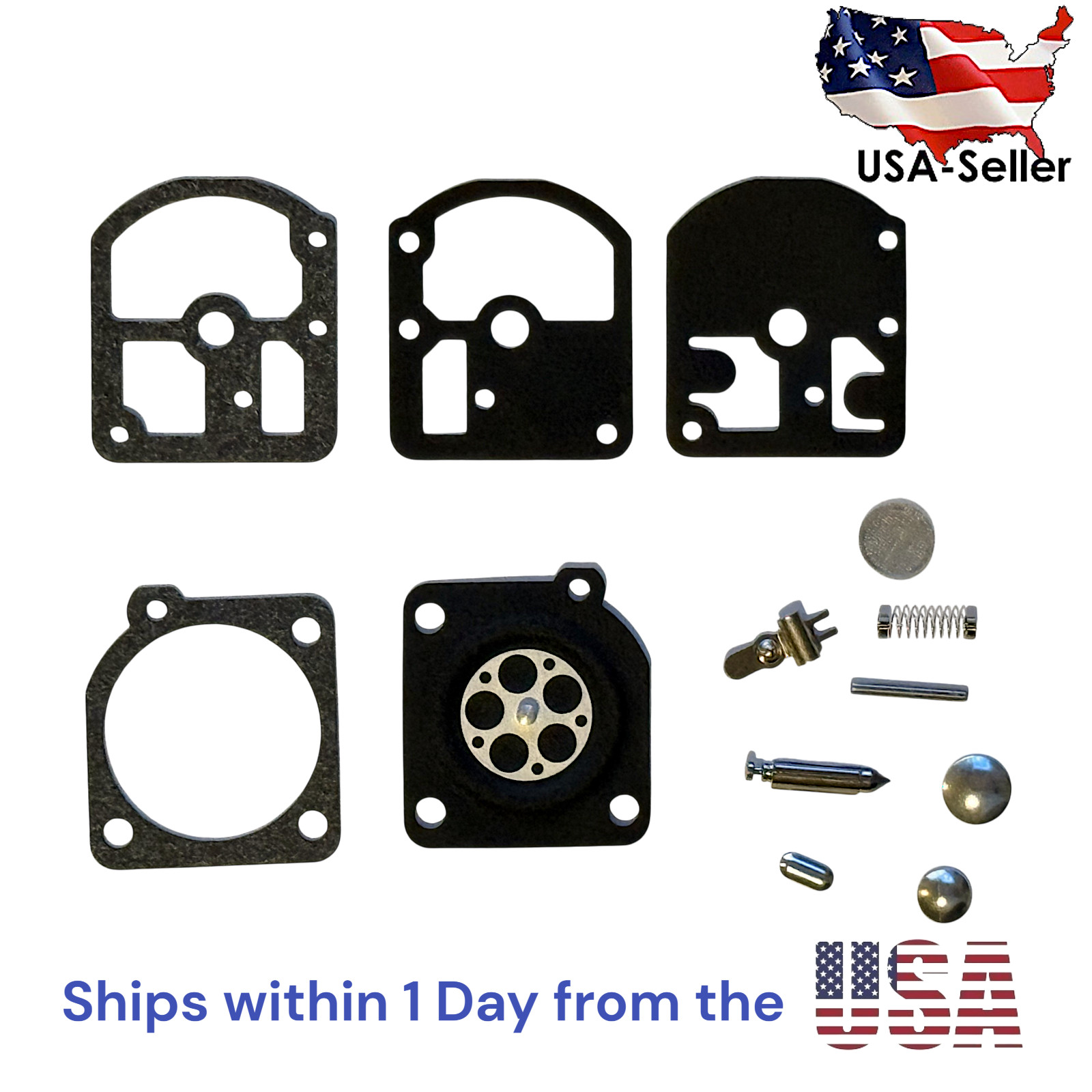 Carburetor Carb Rebuild Kit For Stihl 009 010 011 012 Fits ZAMA RB-7 RB-11