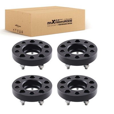 4pc 1 Inch Wheel Spacers for Ford Crown Victoria Edge 5x4.5 70.5mm Hub Centric