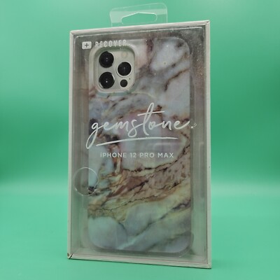 Recover Agate Gemstone Case for iPhone 12 Pro Max Brand New Phone Case Marble 