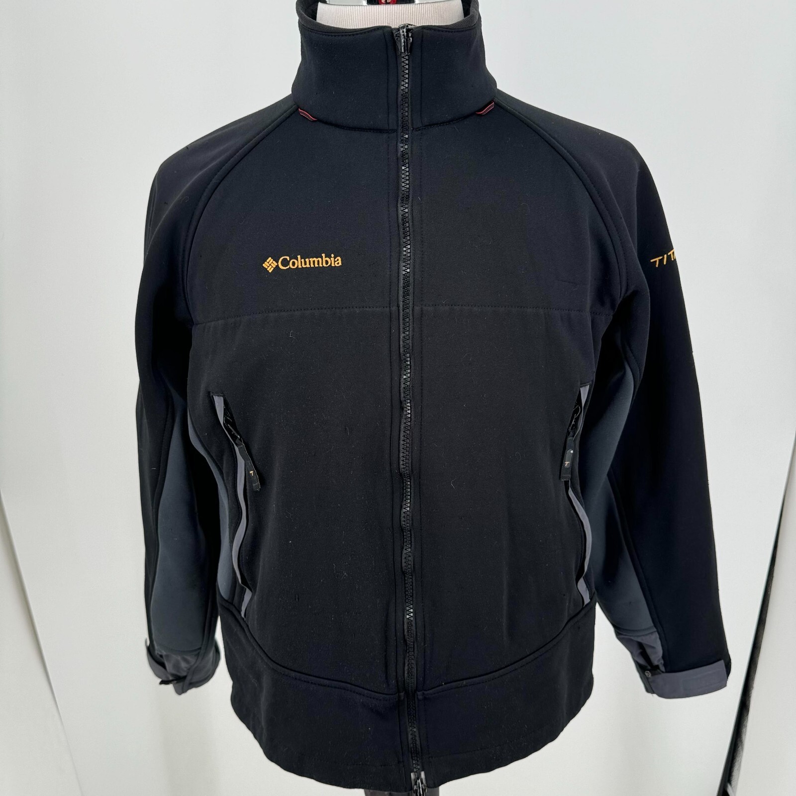 Columbia Sportswear Company Titanium MENS Black Full Zip