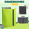 Trading Card Binder,9 Pocket 20 Pages 360 Cards,Collector Album,Card Folder for Collectible Games， Sports,MTG,TCG(grass green)