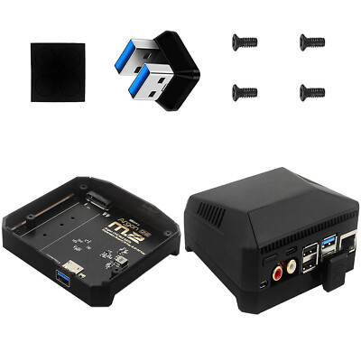 M.2 Expansion Board USB3.0 SATA Adapter Base For Raspberry Pi 4B Argon ONE Parts