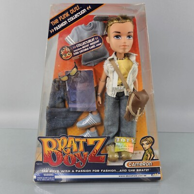 Bratz Boyz CAMERON Blaze The Funk Out Fashion Collection Doll Set TOTY MGA 2004