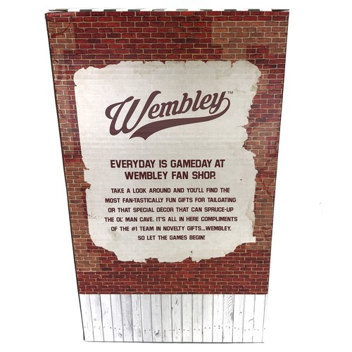 NEW Wembley Tailgate Vintage Style Football Old Pigskin Man Cave Throwback - NIB