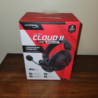 HyperX Cloud II Core Wireless Gaming Headset - PC PS5 PS4 Switch - New & Sealed