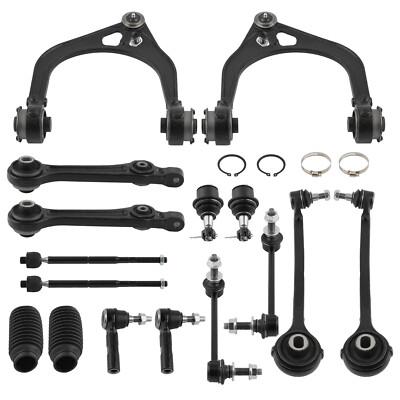 16pcs Front Control Arms Tierods Sway Bar Kit for 2005-2010 Dodge Charger Magnum