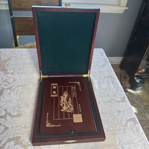 Vintage Chinese Wood Book 论语 - 論語 [The Analects of