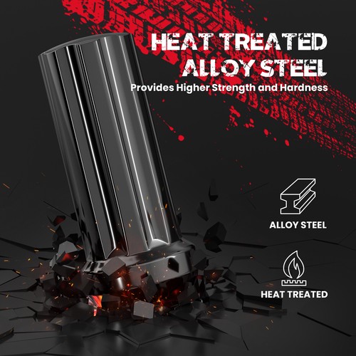 Set of 24 Epoch Spline Lug Nut Kit Black 14mm x 1.5 2" Tall M14x1.5 Super Duty