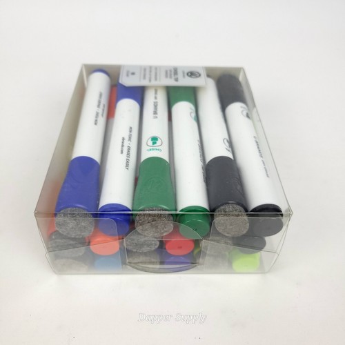 - 18 Count W/ Biult In Felt Eraser. Non Toxic New