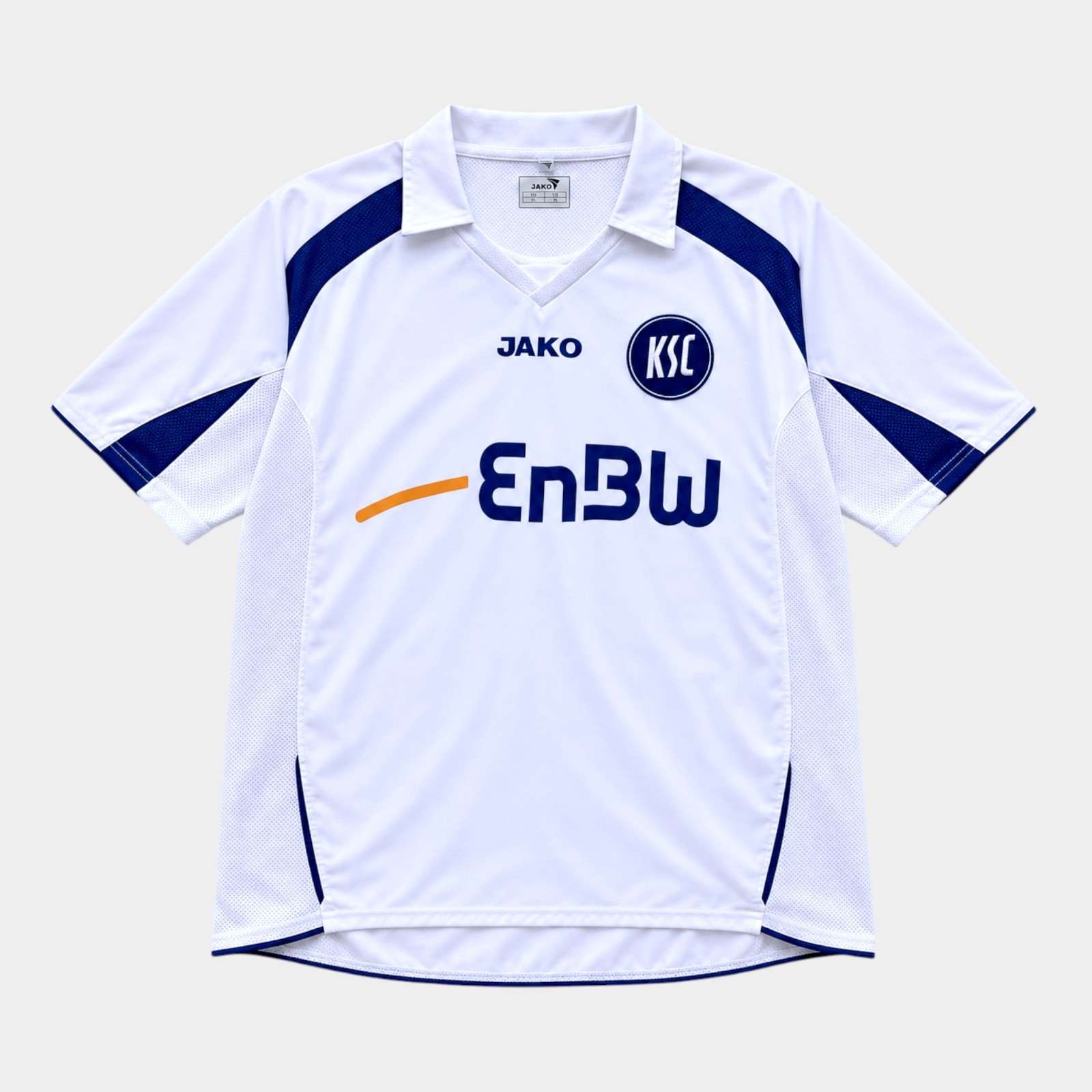 Karlsruher SC Porcello #10 Heim Fußball Trikot 2006 - 2007 Jako Erwachsene XL