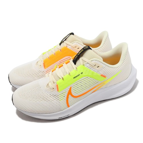 

Мужские кроссовки Nike Air Zoom Pegasus 40 Coconut Milk Lime White DV3853-101, Белый, Air Zoom Pegasus 40