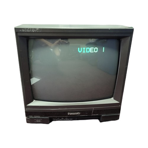 1992 Panasonic CT1383Y Color Video Monitor with 3 Channels S 1992 Panasonic CT1383Y Color Video Monitor with 3 Channels S