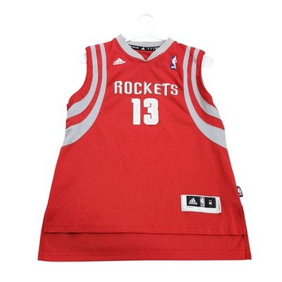 Houston Rockets Jersey Mens M Red NBA Basketball James Harden 13 Adidas Tank Top